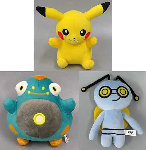 Plush - Pokémon / Pikachu & Gimmighoul & Bellibolt