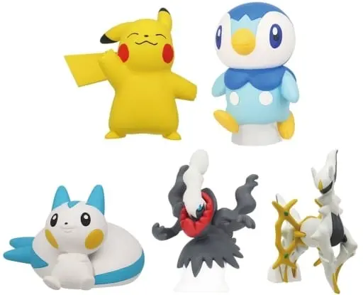 Trading Figure - Pokémon / Piplup (Pochama) & Pachirisu & Darkrai & Arceus
