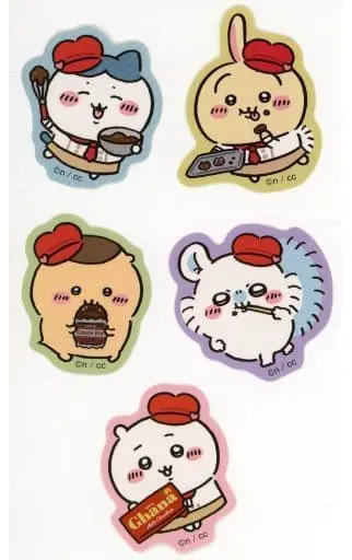 Stickers - Chiikawa / Usagi & Hachiware & Momonga & Kuri-Manjuu