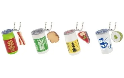 Trading Figure - Cup sake Ball chain mascot