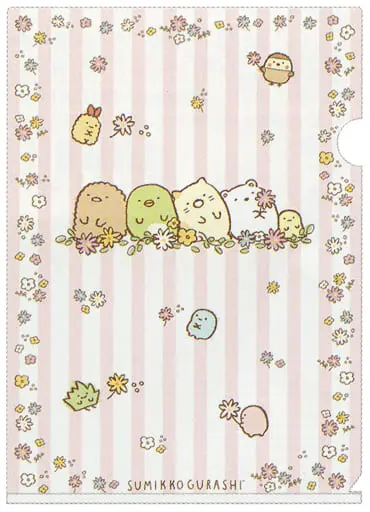 Stationery - Plastic Folder (Clear File) - Sumikko Gurashi