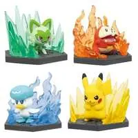 Trading Figure - Pokémon / Pikachu & Quaxly & Sprigatito & Fuecoco