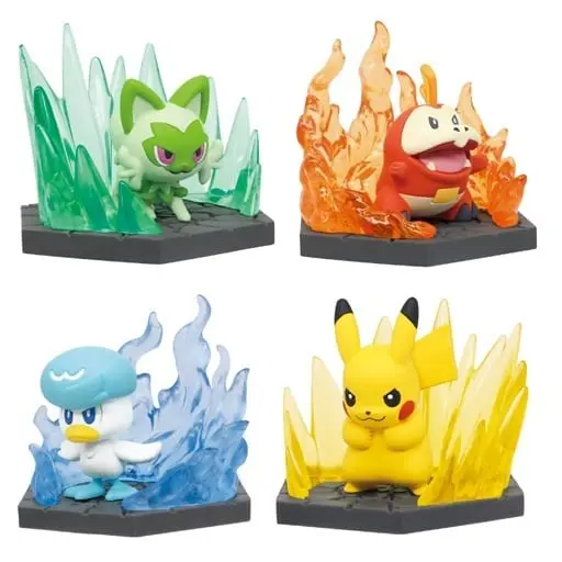 Trading Figure - Pokémon / Pikachu & Quaxly & Sprigatito & Fuecoco