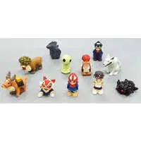 Trading Figure - Finger Puppet - Princess Mononoke / Ashitaka & Yakul & Moro