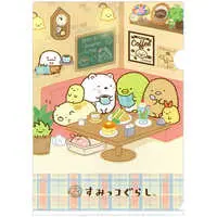 Stationery - Plastic Folder (Clear File) - Sumikko Gurashi