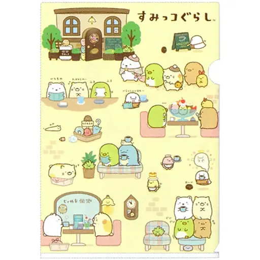 Stationery - Plastic Folder (Clear File) - Sumikko Gurashi