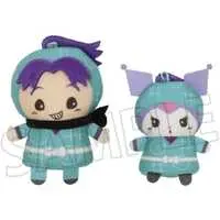 Key Chain - Plush - Finger Puppet - Failure Ninja Rantarou / Kuromi