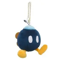 Key Chain - Plush - Super Mario / Bob-omb