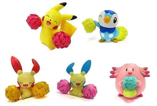 Trading Figure - Pokémon / Piplup (Pochama) & Plusle & Minun & Chansey