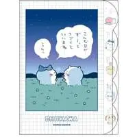 Stationery - Plastic Folder (Clear File) - Chiikawa