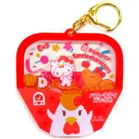 Key Chain - Karaage Kun / Hello Kitty