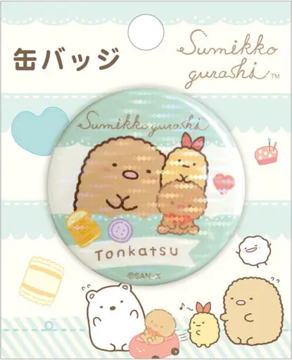 Plush - Badge - Sumikko Gurashi / Tonkatsu (Capucine) & Ebifurai no Shippo (Nulpi Chan)