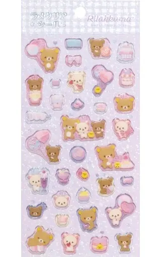 Stickers - RILAKKUMA / Korilakkuma & Kiiroitori & Chairoikoguma & Rilakkuma