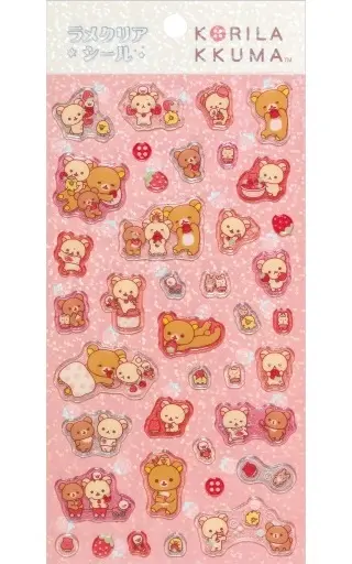 Stickers - RILAKKUMA / Korilakkuma & Kiiroitori & Chairoikoguma & Rilakkuma