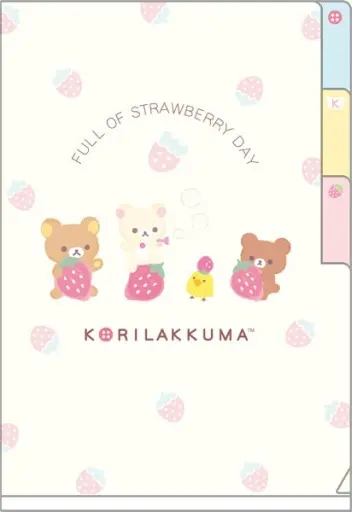Stationery - Plastic Folder (Clear File) - RILAKKUMA / Korilakkuma & Kiiroitori & Chairoikoguma