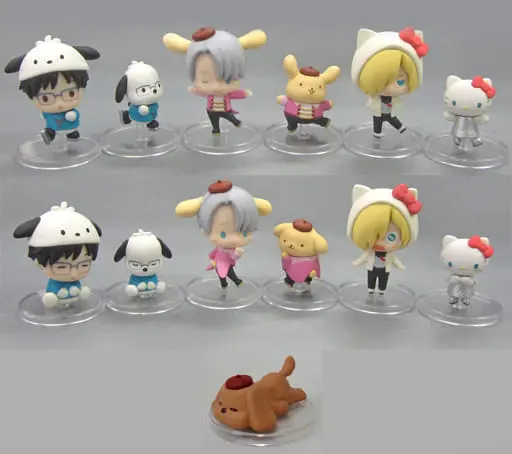 Trading Figure - Yuri!!! on Ice / Hello Kitty & Pom Pom Purin & Pochacco