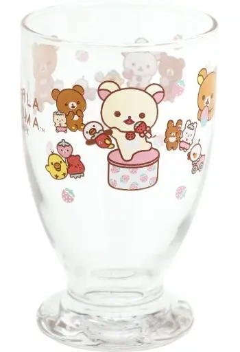 Tumbler, Glass - RILAKKUMA / Korilakkuma