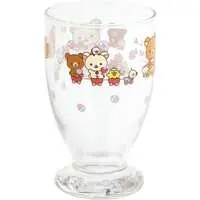 Tumbler, Glass - RILAKKUMA / Korilakkuma