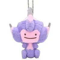 Key Chain - Plush - Plush Key Chain - Pokémon / Ditto & Poipole