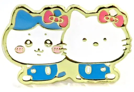 Badge - Chiikawa / Hello Kitty & Hachiware