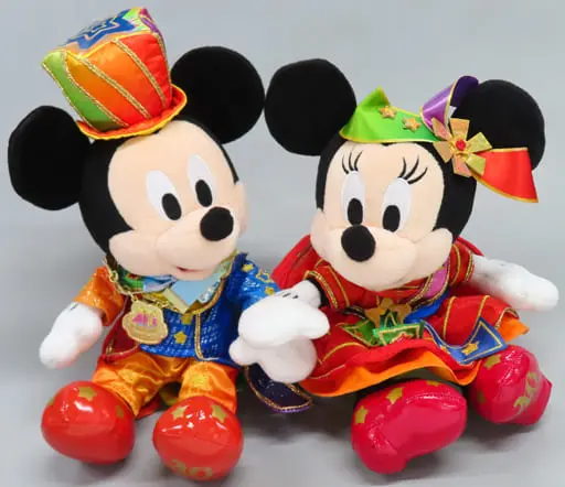 Magnet - Plush - Disney / Mickey Mouse & Minnie Mouse