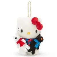 Plush - Key Chain - Gaspard and Lisa / Hello Kitty