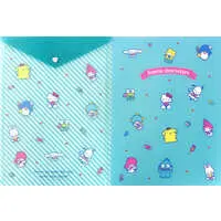 Stationery - Plastic Folder (Clear File) - Sanrio characters