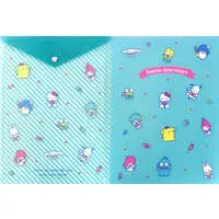 Stationery - Plastic Folder (Clear File) - Little Twin Stars