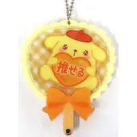 Paper fan - Key Chain - Sanrio characters / Pom Pom Purin