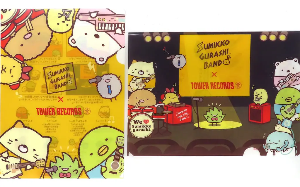 Stationery - Plastic Folder (Clear File) - Sumikko Gurashi