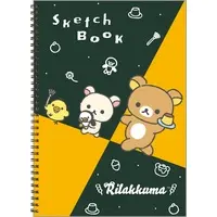 Stationery - Sketchbook - RILAKKUMA / Korilakkuma & Kiiroitori & Chairoikoguma & Rilakkuma