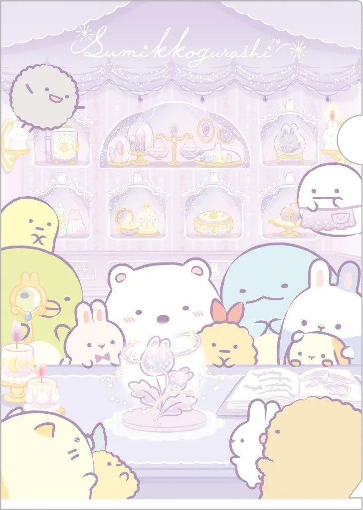 Stationery - Plastic Folder (Clear File) - Sumikko Gurashi