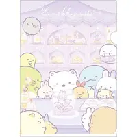 Stationery - Plastic Folder (Clear File) - Sumikko Gurashi