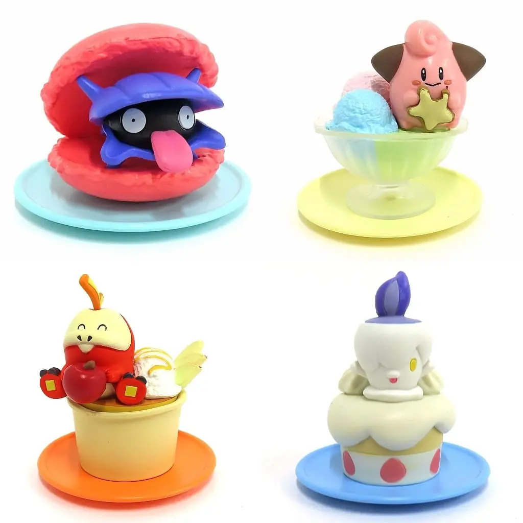 Yummy! Sweets mascot - Pokémon / Litwick & Fuecoco & Cleffa & Shellder
