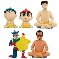 Trading Figure - Crayon Shin-chan / Suzuki Bo (Bo-chan) & Action Mask & Nohara Hiroshi & Takakura Bunta (Principal Enzo)