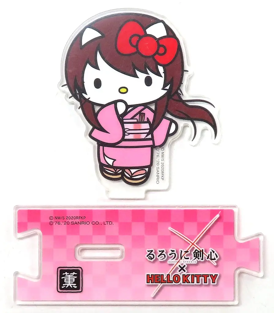 Acrylic stand - Rurouni Kenshin / Hello Kitty