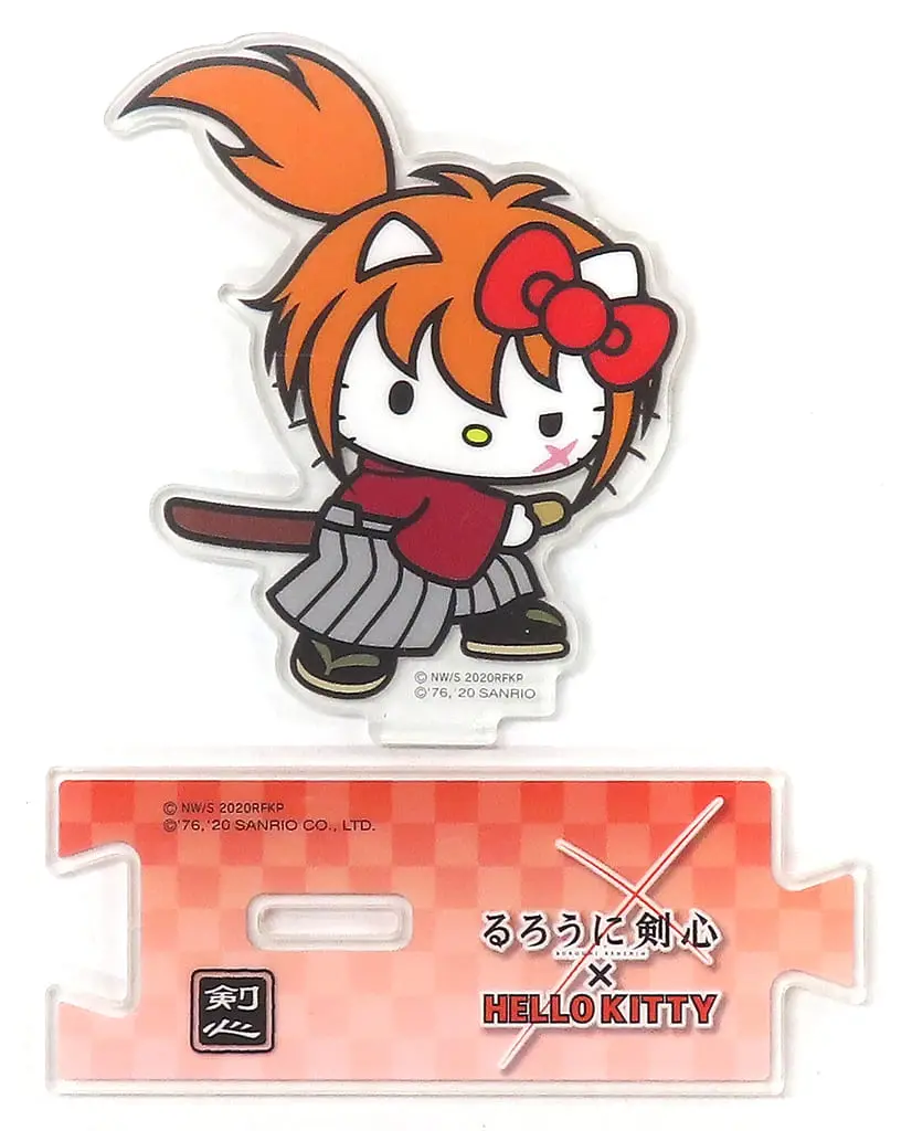 Acrylic stand - Rurouni Kenshin / Hello Kitty