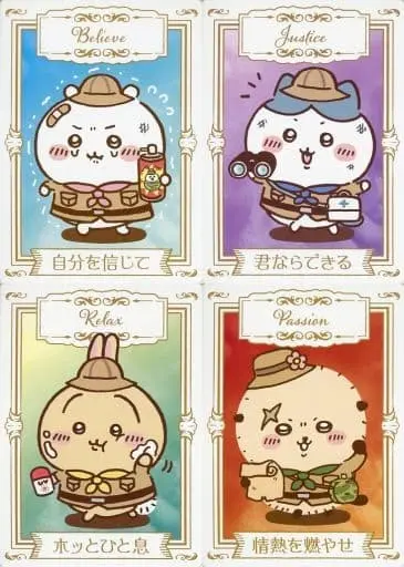 Character Card - Chiikawa / Chiikawa & Usagi & Hachiware & Rakko
