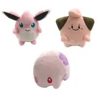 Plush - Pokémon / Cleffa & Munna & Wigglytuff