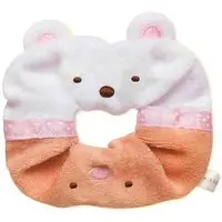 Accessory - Hair Tie (Scrunchy) - Sumikko Gurashi / Shirokuma & Tonkatsu (Capucine)