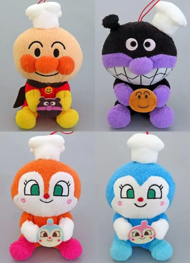 Plush - Anpanman / Baikinman & Dokinchan & Kokinchan