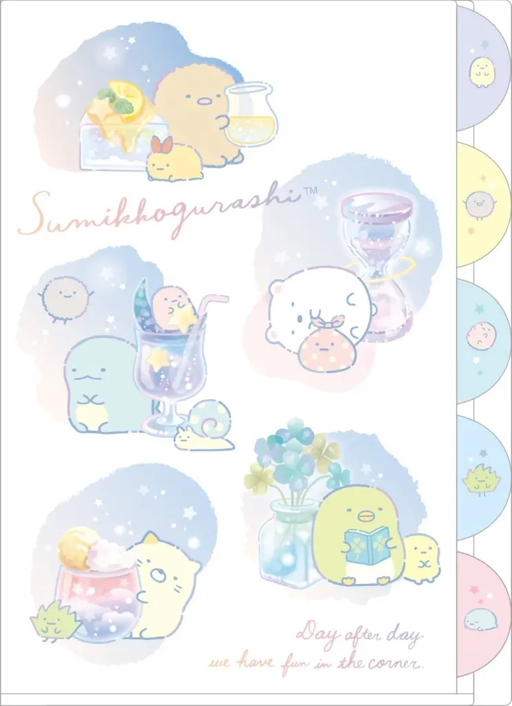 Stationery - Plastic Folder (Clear File) - Sumikko Gurashi