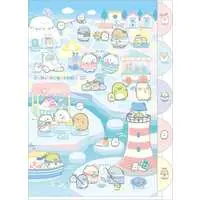 Stationery - Plastic Folder (Clear File) - Sumikko Gurashi