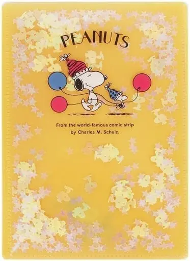 Stationery - Plastic Folder (Clear File) - PEANUTS / Snoopy & Woodstock