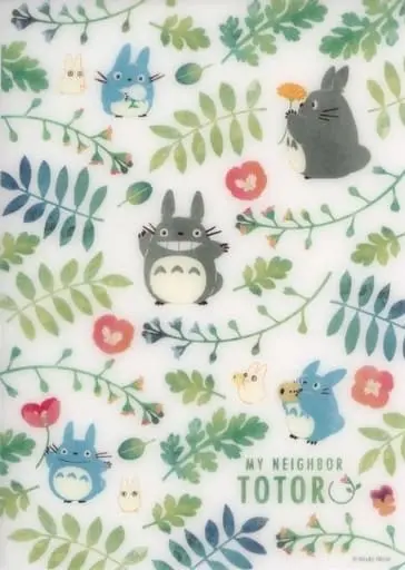 Stationery - Plastic Sheet - My Neighbor Totoro / Big Totoro & Mid Totoro & Mini Totoro