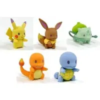 Trading Figure - Pokémon / Eevee & Charmander & Squirtle & Bulbasaur