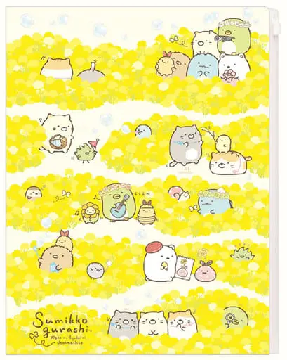 Stationery - Plastic Folder (Clear File) - Sumikko Gurashi / Neko (Gattinosh)