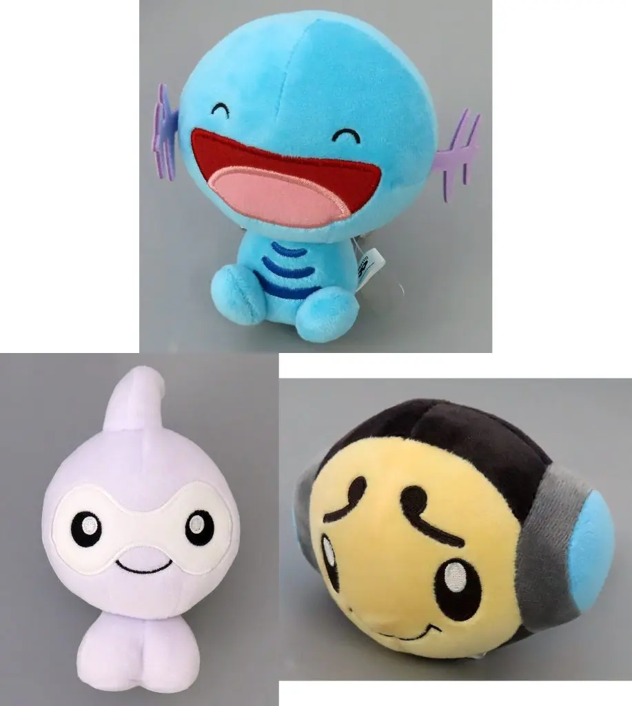 Plush - Pokémon / Wooper & Castform & Tympole