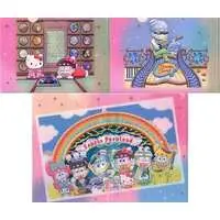 Stationery - Plastic Folder (Clear File) - Osomatsu-san / TUXEDOSAM & Hello Kitty