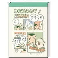 Stationery - Memo Pad - Chiikawa / Shisa & Kuri-Manjuu